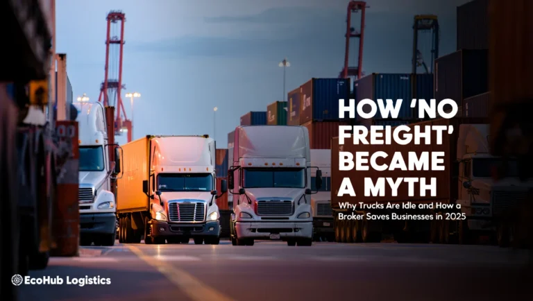 The “No Loads” Myth: Why Trucks Are Sitting and How a Good Broker Saves Your Business in 2025