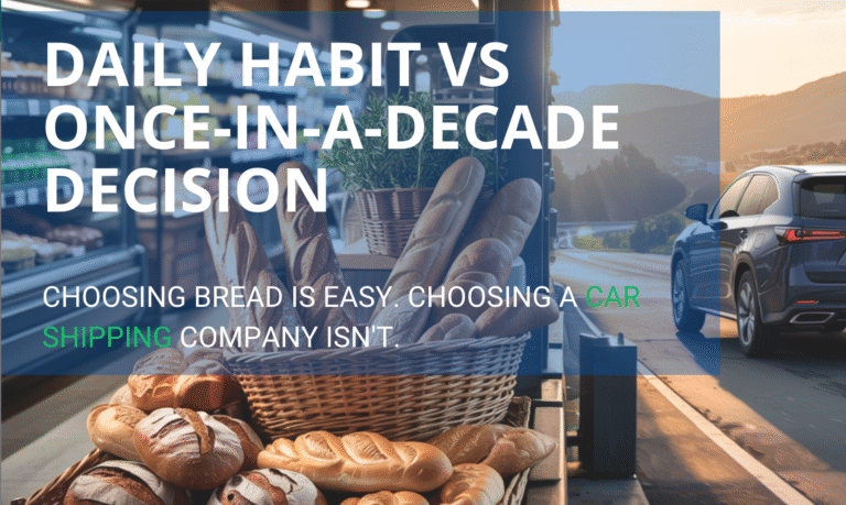 Choosing a Car Shipping Company Is Not Like Choosing Bread