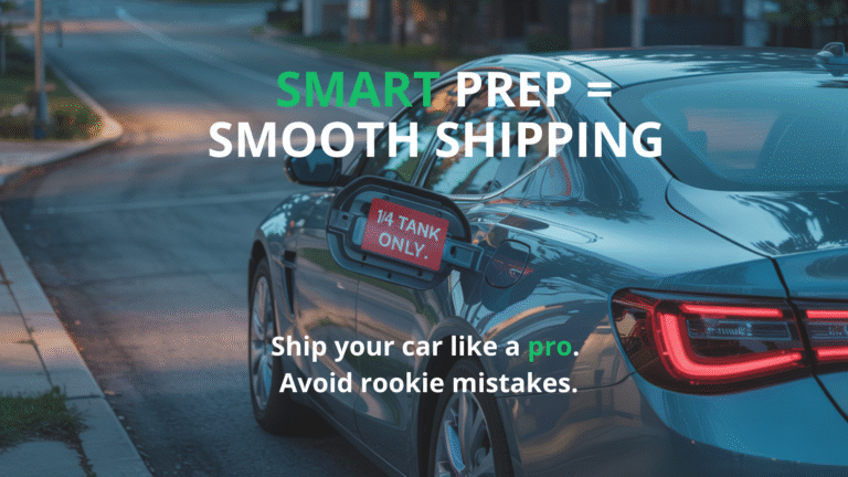How to Prep Your Car for Shipping (No Boring Tips Here)