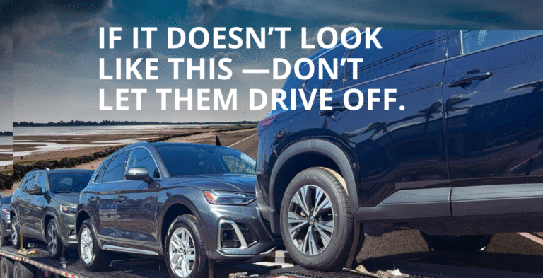 How Should a Car Be Secured on a Trailer?