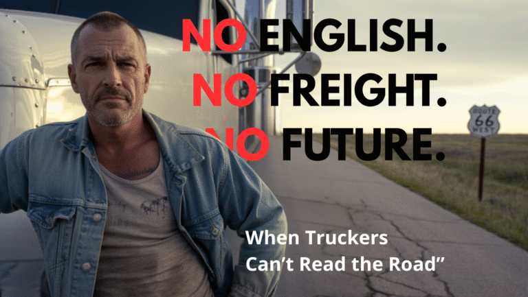 Why Thousands of Truckers Will Lose Their Jobs — And How English Became the Most Expensive Skill on the Road